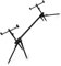 Fox Black Label Slim 3 Rod Pod Complete - Rodpod zum Karpfenangeln, Rutenhalterung für Karpfenruten, Rutenständer