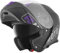 FC-Moto Novo Straight Klapphelm, schwarz/lila, XS (53/54)