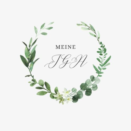 Junggesellinnenabschied JGA: Gästebuch Erinnerungsbuch Blanko Zum Ausfüllen Frau Deko Erinnerungsalbum Für Frauen Braut Geschenk Grün Gold Eukalyptus Girlande Accessoires Fotoalbum