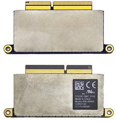 ICTION Unidad de estado sólido para portátil de 512 GB SSD de repuesto para MacBook Pro Retina de 13 pulgadas A1708 SSD 512 GB mediados de 2017