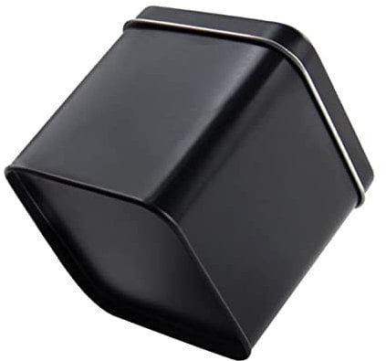 SHOWERORO Metal Tea can - Square Tea Tin for Loose Storage Sturdy Iron Box with Snug Lid Ideal for Organizing Spices and Gifts