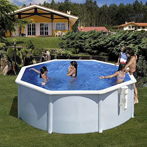 Kit Piscine Hors-Sol Bora Bora Acier Blanc Ronde Ø300 x h120 cm