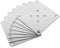 WHAMVOX 8Pcs Flat Metal Mounting Plates for Furniture Legs 5-Hole Zinc Plating Connectors for Easy Installation and Wobbly Furniture Fix