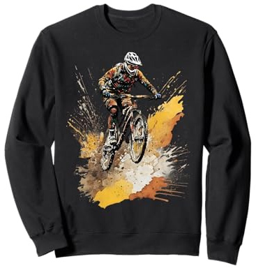 Mountainbike MTB Downhill Fahrradfahrer E-Bike & Fahrrad Sweatshirt