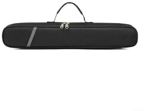 DAZZLEEX Schwarze tragbare Koffer & Taschen für Digitale elektronische Saxophon-Blasinstrumente, Flöte, Saxophon, verschleißfest, stoßfest, wasserdicht