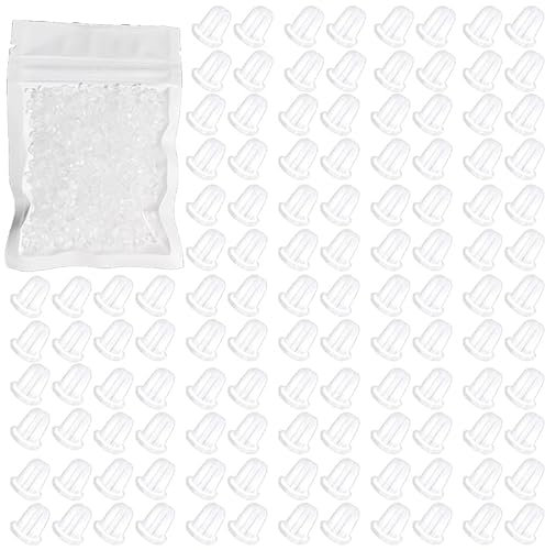 200 Pezzi Ferma Orecchini In Silicone, Ferma Orecchini In Silicone, Chiusura Orecchini Silicone, Chiusura Orecchini, Gommini Orecchini