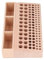 98 Holes Leather Tool Holder Beech Wood Rack Punch Chisel Storage Organizer for Lovers Multiple Purpose