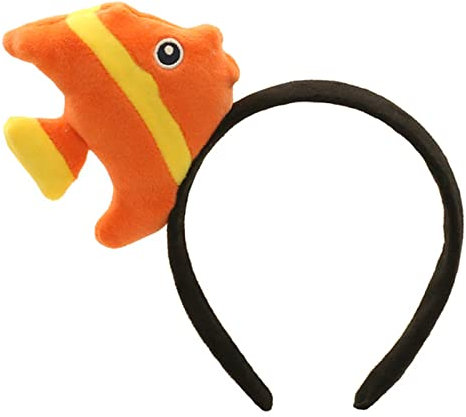 Cartoon Fisch Haarband Kinder Haarreifen Plüsch Stirnband für Schule Familie Party Foto Requisiten Kopfschmuck