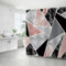 FAIRYGATE Dusch Vorhang Marmor Vorhang Badevorhang Duschvorhang für Badewanne 180x180 Shower Curtains Textil Antischimmel Duschvorhänge Badewanne Stoff aus Polyester Waschbar Vorhang B8924