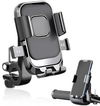 SULIUDAJI 1 Pezzo Supporto Cellulare per Passeggino,Supporto Telefono Bicicletta,Supporto Cellulare da Manubrio per Moto per 4.7-7.2 Smartphones(1S Sbloccato Rapido)