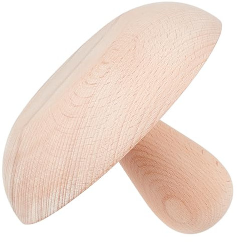 BENECREAT 120x150mm Holz Töpferform, Tonformwerkzeug Polymerton Keramik Schalenformen mit Griff Für Tonkeramik, Rippenholz, Formende Porzellantasse