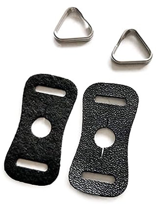 SANRLO 2Pcs Lug Camera Strap For Triangle Split Leather Protector Pads Camera Photo Accessories