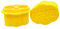 P-POD Contenitore Portatile per Pods Sigarette Elettroniche Compatibile con Kiwi 1, 2, Spark, GeekVape - Custodia per 2 Pods e Beccucci (Giallo)