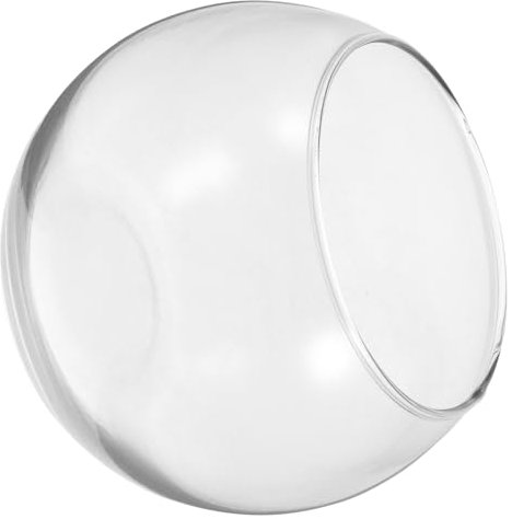 Toyvian Rundes Glasfischglas Transparent Einfache Schalenvase Für Pflanzen Und Fische Als Dekoration Für Zuhause Büro Und Garten