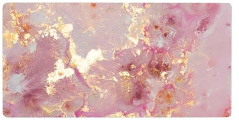 Healeved Marble Computer Desk Mat Large Desk Pad for Keyboard and Mouse 31.50 X 15.75 in Gaming Mouse Pad Smooth Surface for Office Home Decor