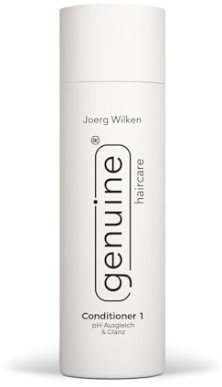 genuine haircare Conditioner 1 – Saurer pH Conditioner für Glanz & Kämmbarkeit, leichte Haarspülung gegen Frizz & Spliss, silikonfrei & parabenfrei, für feines Haar, 200 ml