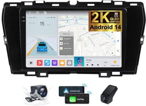 9.5 2K Android 14 Car Stereo Radio Player for SsangYong Tivoli 2019-2021 | Car Audio Stereo for SsangYong Tivoli 2019 2020 2021(2K M700S)
