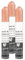 Véritable Cache barbe Laukrom, Make up - Lot de 3 Latino