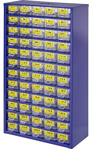 Set mit Metallschichtwiderständen, axialer Ausgang, 0,25 W, 1%, 1 Set
