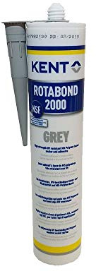 Kent Rotabond 2000 Colle Spéciale Gris - Mastic Adhésif et Joint Polymère MS Très Résistant - Résistant aux Températures de -40°C à +120°C - Disponible en Gris