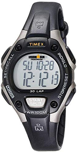 Timex Ironman Triathlon 30 Lap Mid Size Grigio / Nero ~ T 5E961 SU