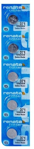 371 Batteria per orologio - Striscia di 5 batterie