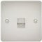 Knightsbridge FP7300PL FP7300 FPAV7300PL Flat Plate Telephone Master Socket-Pearl, 230 V