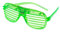 Ultra Green LED Shutter Glasses - Party Flashing Glasses with Lights - Neon Glasses Rave Accessories - Futuristic LED Glasses 6 Colour Rave Glasses - Light Up Glasses - Glow LED Sunglasses