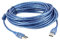 DealMux Impresora PC Azul 10 Metros USB 2.0 Tipo A Macho a Macho Cable de extensión