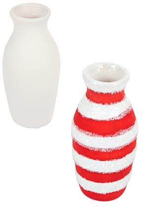 Colorations MINIVASE Deko-Vasen aus Keramik, 12 Stück