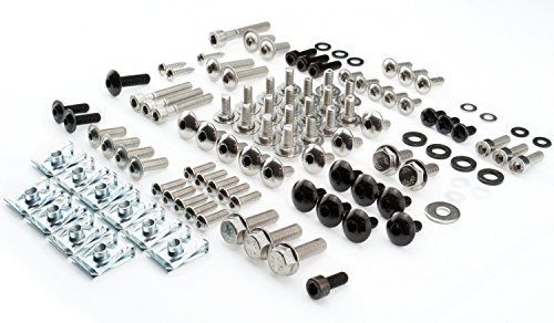 RS4 50 125 Schraubensatz mit 10 Clipsen Baujahr 2011 Schrauben 113 Bauteile