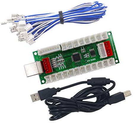 SJ@JX Arcade USB Encoder PC PS3 Android PS3 Encoder Power 5V Zero Delay Arcade Joystick Android Encoder