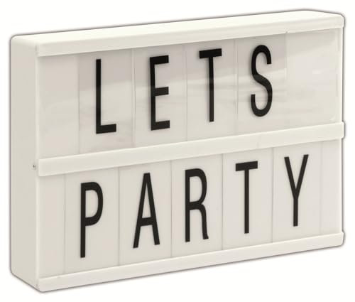 GRUNDIG LightBox A4, 10 LED`s, 85 Letter, batteriebetrieb