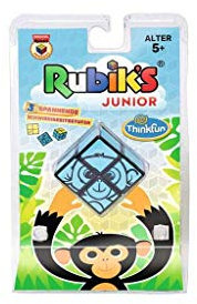 ThinkFun 76397 Rubik's Junior 2x2, der original Rubik's Cube für Kinder ab 5 Jahren. Lustiges, kindgerechtes Design für junge Rätselspieler.
