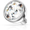 Paula & Fritz® Aufsatz-Dermal Anchor 4 mm Kristall klar 316L Chirurgenstahl 1,6 mm Gewinde Haut-Anker Skin Diver Implantat Kugel