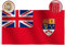 Flagge für den Innen- und Außenbereich, alte Kanada, 91,4 x 152,4 cm, Siebdruck, 100D dickes Polyester, (1957–1965) markante kanadische Flagge, 91,4 x 152,4 cm