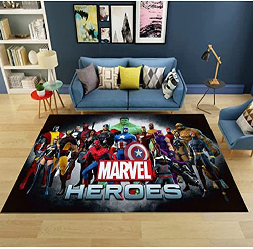 KIKCY Teppich Anime Junge Kinderzimmer Kinderzimmer Kinderzimmer Wohnzimmer Arbeitszimmer Schlafzimmer Fußmatte rutschfeste rechteckige Cartoon Bodendekoration Matte (80 x 120 cm)