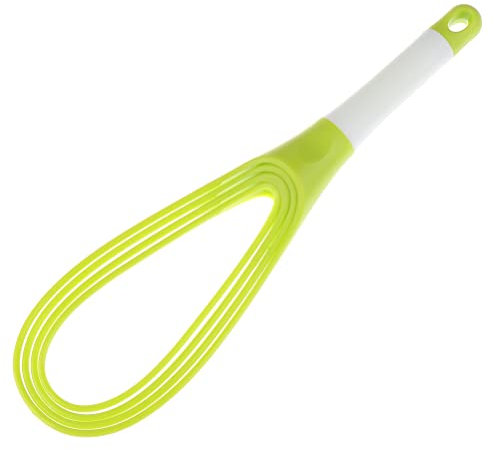 kekafu Frusta, pieghevole 2-in-1 frusta piatta in plastica mescolatore da cucina frusta miscelatore per miscelare mescolando schiuma e utensili da cucina
