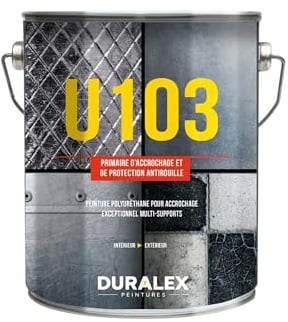 U 103 Primaire d'accrochage et de protection antirouille 3L Blanc - Duralex