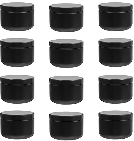 12 Stück Kerzenherstellungsdosen, Weißblech, Kerzenherstellung, Metall-Kerzenbehälter, Dosen, Kerzenboxen, Kerzengläser für Kerzenherstellungs-Sets