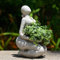Aclema Planters for Outdoor Indoor Plants Large Plant Flower Pots Unique Head Face Planter Tall Succulent Planters Modern Flower Vase with Drainage Hole New Life
