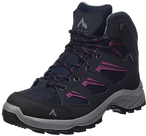 McKinley Damen Discover III Wanderstiefel, Navy Dark/Rose Dark, 38 EU
