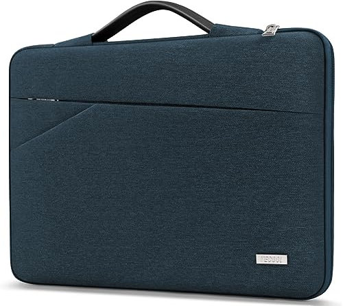 TECOOL 13,3 Zoll Laptop Tasche Hülle für MacBook Air/Pro 13 13,6 M4 M1 M2 M3(2012-2025), MacBook Pro 14 M4 M3 M2 M1(2021-2024), 13,3'' Acer HP Lenovo Dell Surface Laptop Schutzhülle, Denim Blau