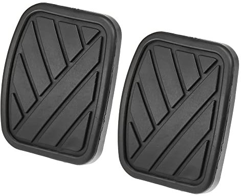 A ABSOPRO 2 Stück Anti-Rutsch Kupplung Bremse Pedal Abdeckung für Suzuki SX4 Schwarz