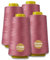 NäHgarn Overlockgarn 100% Polyester Gummi Rot NäHgarn Set FüR NäHgarn Faden Garn NäHmaschine 4 NäHgarn Zwirn ReißFest NäHmaschinengarn Thread NäHfaden Overlock Garn 40/2 Je 2745 M, Insgesamt 11000m