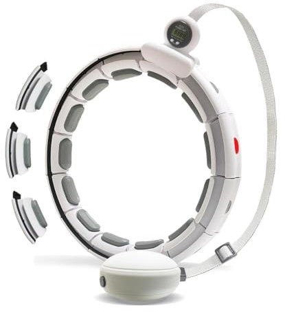 LETAO Smart Hula Hoop Reifen Erwachsen Leise | 16 Einstellbare Hoola Hoop Reifen