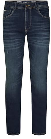 Petrol Industries - Vaqueros Ajustados Seaham VTG para Hombre, Azul, 33W x 32L