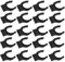 20 Pezzi Ganci Universali per Piedistallo da Cucina in ABS, Clip per Zoccolo da Cucina, Fissaggio per Battiscopa, Clip per Zoccolo da Cucina e Staffe, Gancio Battiscopa Zoccolino Cucina