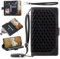 MBSLFY Handyhülle für OnePlus 8T/OnePlus 9R Hülle, PU Leder Schutzhülle mit 9 Kartenfach, Flip Case Klappbar Stoßfeste Hülle für OnePlus 8T/OnePlus 9R, Schwarz
