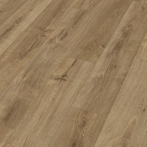 Meister Laminatboden MeisterDesign. Laminate LD 250 1288 x 244 x 10 mm 07002 Eiche Bernstein Porensynchron-Struktur